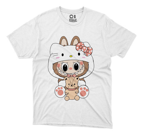 Playera Anime Labubu Mokoko Elfa Pop Mart Sanrio Monstruos