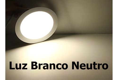 Luminaria Luz Neutra Sobrepor Redondo 4000k 24w