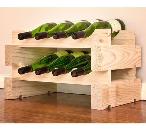 Cava Modular Para Guardar Botella De Vino. Modelo Cm-4