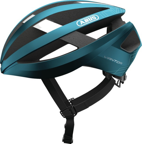 Capacete Ciclismo Abus Viantor Azul Fosco Tam: M 52-58