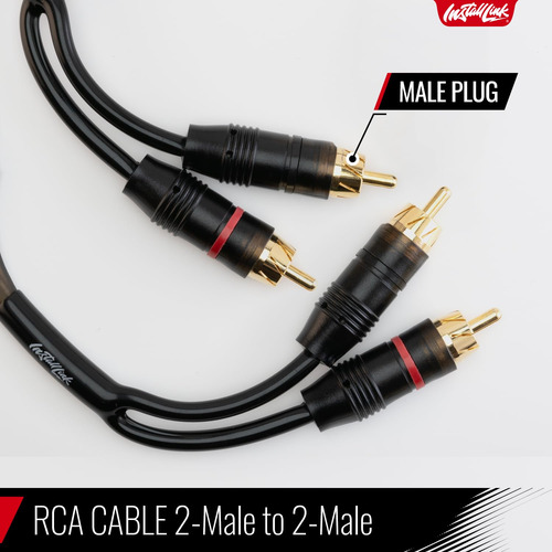 Cable De Audio Rca Install Link Ilrca220 2 Canales 6 Metros