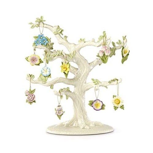 Lenox Celebrar Flores 10-piece Ornament Set, 0.50 Lb, Zp44j