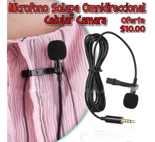 Grabación De Sonido De Yout Y Micrófono Solapa Iph..
