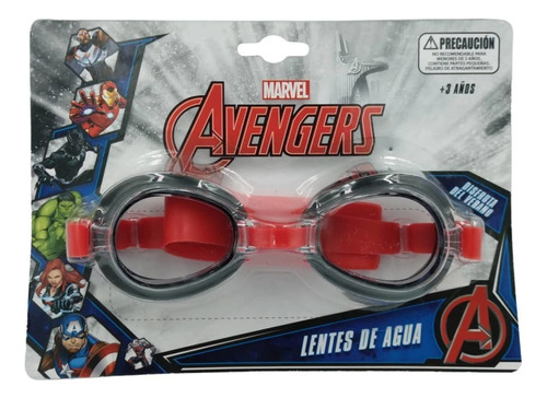 Lentes De Agua Niño Marvel Avengers +3 Años