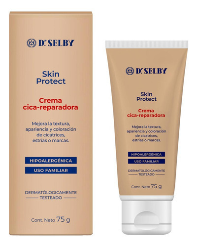  Crema Skin Protect Dr. Selby® 75g Reparadora De Cicatrices