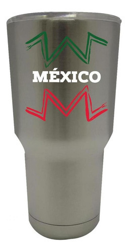 Vaso Térmico Termo Pm Shop 30 Oz México Od76942 Color Plateado