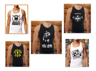 camisetas crossfit hombre naranja