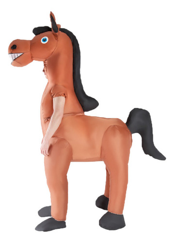 C Fantasia Inflável De Cavalo De Halloween, Festa De Fantasi