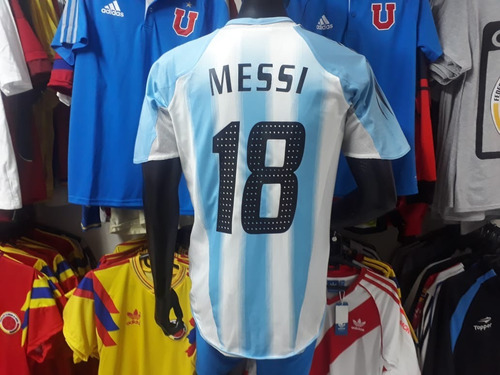 Camiseta Selección Argentina Messi Mundial Sub-20 Afa 2005