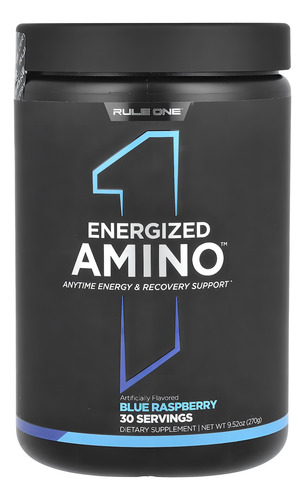 Rule One Amino Energizado 30 Serv Sabor Blue Raspberry