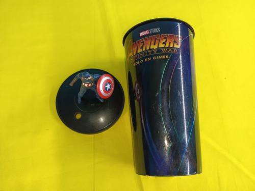 Vaso Coleccionable Avengers Infinity War Capitan America (Usado)