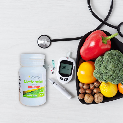 Metformina 850 Mg, 6 Frascos Con 30 Tabletas C/u Avivia