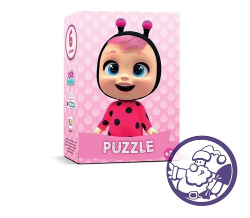Cry Babies Bebes Llorones Mini Puzzle Rompecabezas 6 Piezas Santaclaus Jugueterias Cry Babies Bebes Llorones Mini Puzzle Rompecabezas 6 Piezas Santaclaus Jugueterias