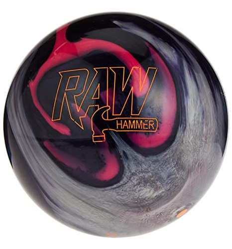 Bola De Bowling Hammer Purpura/rosa/plateado 5.9 Kg