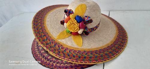 1 Sombrero Playero Multicolor
