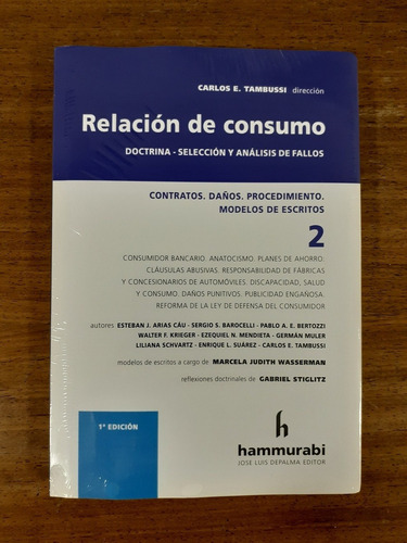 Relacion De Consumo. Vol. 2 - Tambussi, Carlos E