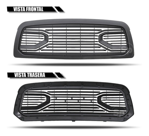 Imagen 6 de 7 de Parrilla Letra Led Dodge Ram 2013-2019 Lujo Nueva Edicion Es