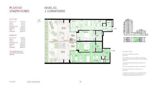 Vendo Apartamento De 1 Dormitorio Con Patio Hacia Atrás, Garaje Opcional, Estrena 09/2023, Pocitos
