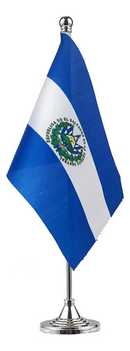 Bandera De Escritorio Gentlegirl, País Salvador, 20.8 X 14cm