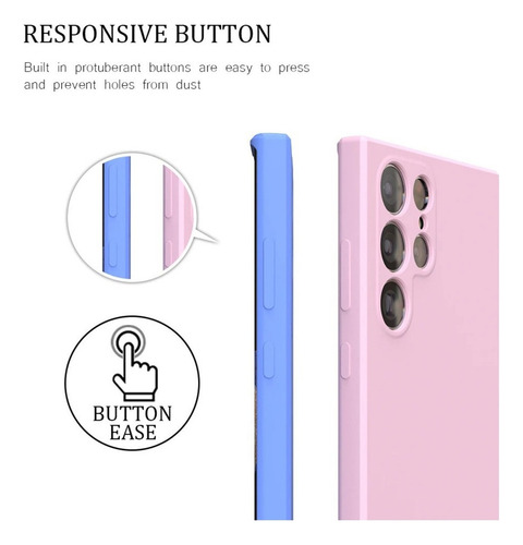 Funda De Silicona For Samsung Galaxy S23 S23 Plus Ultra
