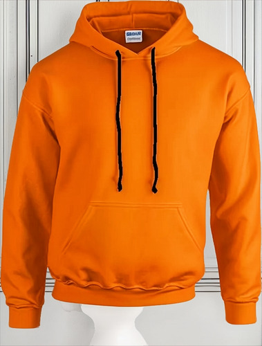 Sudadera Gildan Naranja Acqua Defense Talla M Caballero