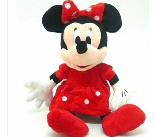 Pelúcia Minnie Vermelha Fofa Musical 25cm