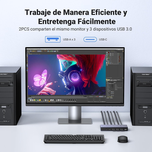 Ugreen 25962 Hub De Red 5 Puertos Usb 3.0 Negro