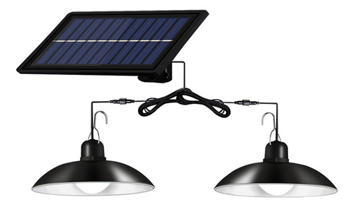 Luz De Iluminação De Cabeças De Lâmpada Solar Com Galpão Sol