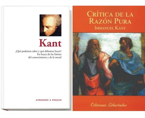 Lote X 2 Libros - Critica De La Razon Pura + Kant