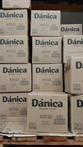Mostaza Danica Sobres Individuales 192 Unidades X 8 Cc