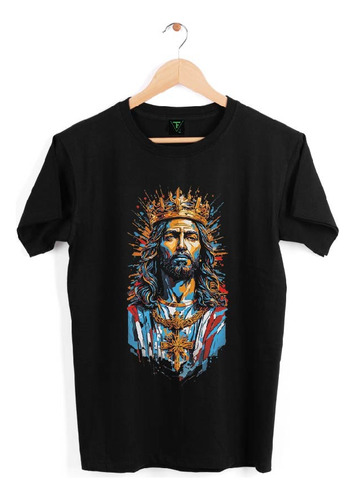 Polera Jesus Rey De Reyes Cristo Religión Xxl Xxxl Unisex 