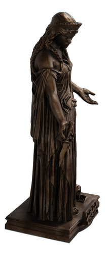 Estátua Medeia Mitologia Grega Estatueta Cor Cor Cobre Antigo