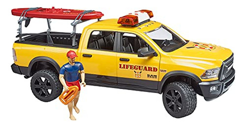 Salvavidas Toy Bruder Ram 2500 Power Wagen Con Figura Y Sup
