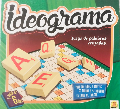 Juego De Mesa Ideograma Palabras Cruzadas