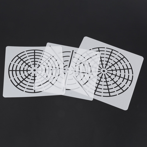 Plantillas Con Diseño De Mandala, Kit De Pintura, Punteado C