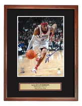 Comprar Nba Allen Iverson Foto Firmada Enmarcada Philadelphia 76ers