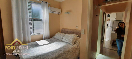 Imagem 8 de 18 de Apartamento Com 2 Dormitórios À Venda, 51 M² Por R$ 205.000,00 - Canto Do Forte - Praia Grande/sp - Ap3675