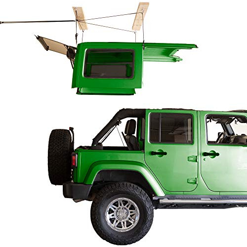 - Hardtop Overhead Garage Storage Hoist For Jeep Wrangl...