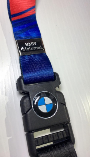 Bmw Motorrad Motorsport Chaveiro Cordão Id Original Azul