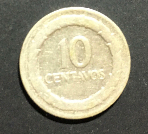 Moneda De Colombia 10 Centavos 1947 En Plata