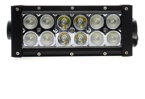 Barra Leds 12 Leds 2 Filas 3w Flash 2 Colores Estrobo