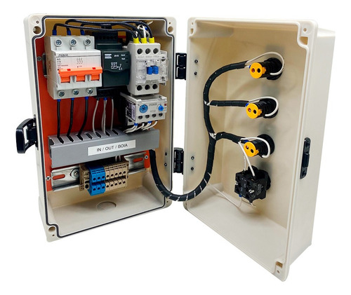 Painel Poço Artesiano Bomba Até 3cv 220v Tri C/ Bóia E Rele