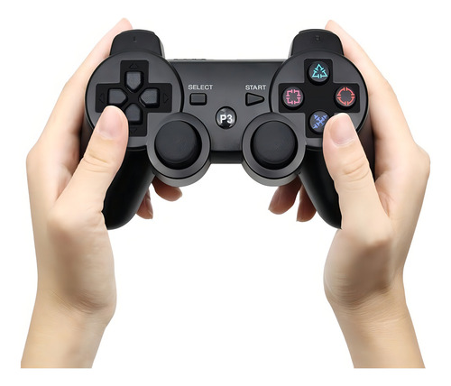 Kit Com 2 Controles Joystick Compativel Com Ps3