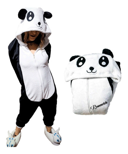 Kigurumi O Pijama Térmica Oso Panda Niño