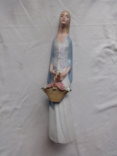 Antigua Figura Porcelana Verbano Mujer Dama No Lladro Kpm