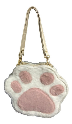 Bolso Cartera Pata De Gato Almohadilla Felpa Kawaii Regalo