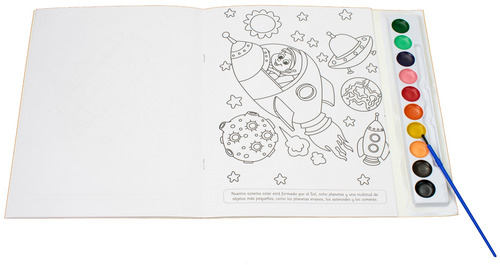 Libro para Colorear: El Espacio.: Libro para colorear: El Espacio, de Varios autores. Editorial Silver Dolphin (en español), tapa blanda en español, 2022