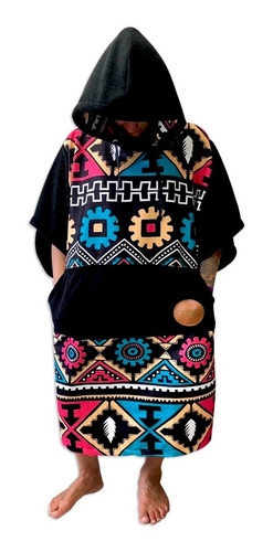 Imagen 1 de 10 de Poncho Cambiador De Toalla Secado Rapido Unisex Grins