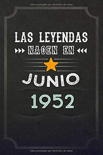 Las Leyendas Nacen En Junio 1952: Regalo De Cumpleaños Nacid