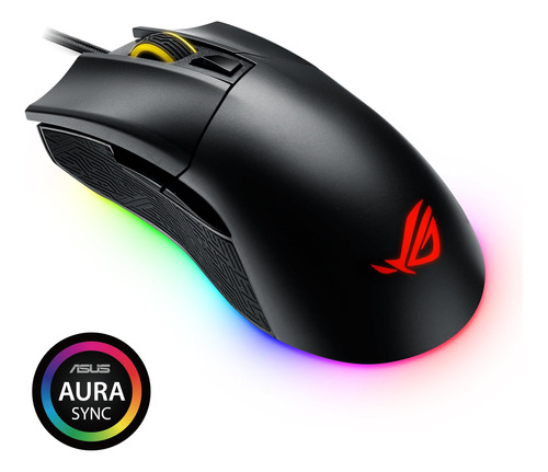 Mouse Gamer Asus Rog Glad2 Origin Rgb Backlit Black